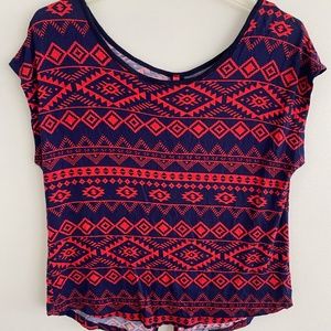 Patterned Top